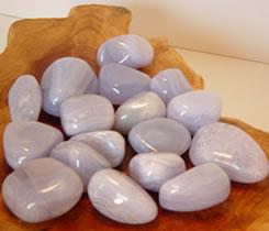 Blue lace agate brings understanding and calm to difficult situations.